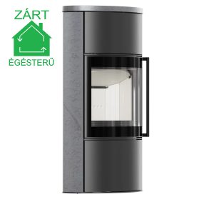 Bjorn magasított, szürke szatén kőburkolattal, kerámia fedlappal